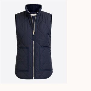 J. Crew Mercantile Dark Blue Quilted Vest